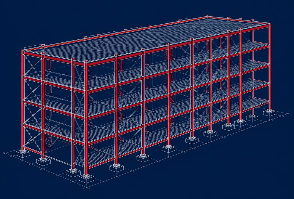 Self-Storage Detailing technical visualization